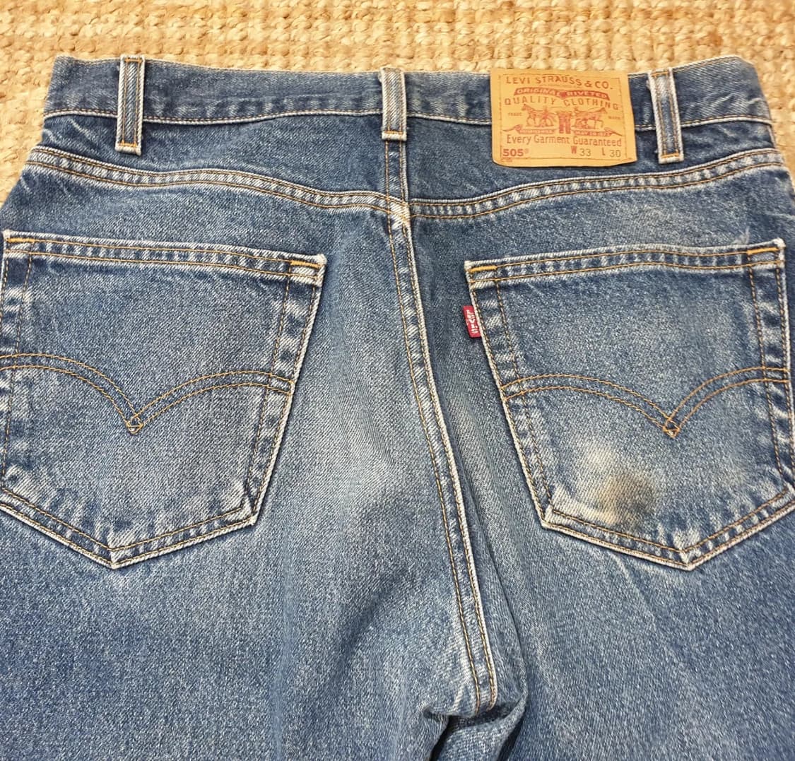 00s Levis 505 usa made 상품이미지5