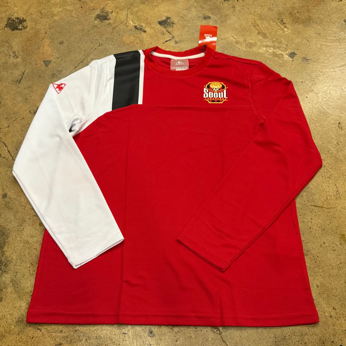 [정품/XXL] 르꼬끄 FC서울 긴팔 티셔츠 레드 b15 상품이미지2