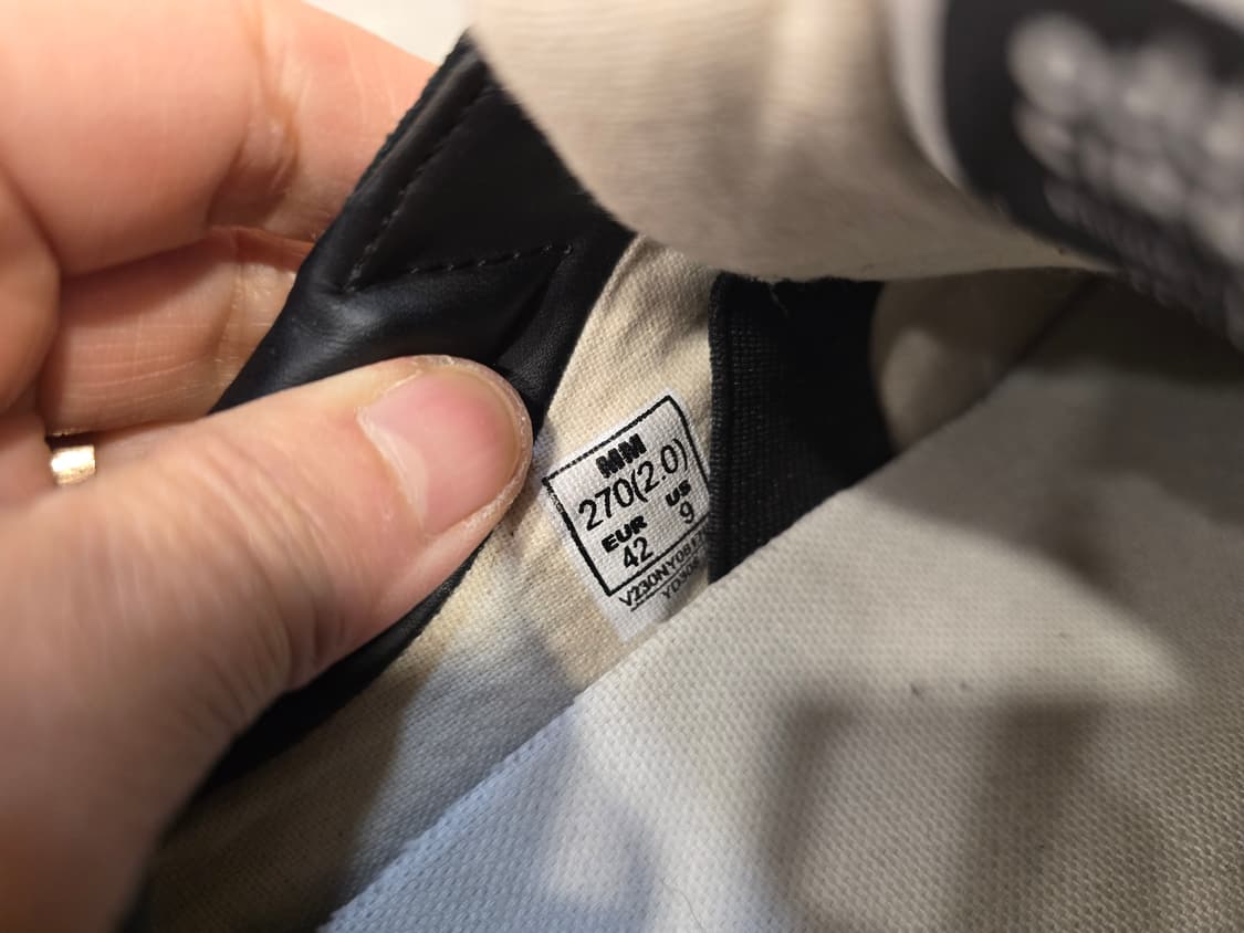 비젼 스트릿웨어 + 오드서커스 콜라보 블랙 보드화 스니커즈 265 상품이미지6