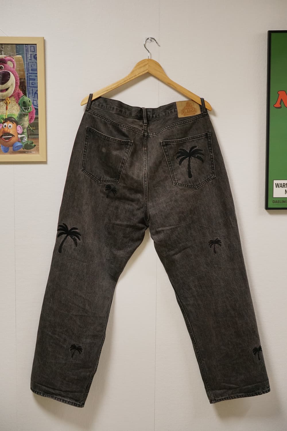 Xlarge 36사이즈 야자수 자수바지 상품이미지2