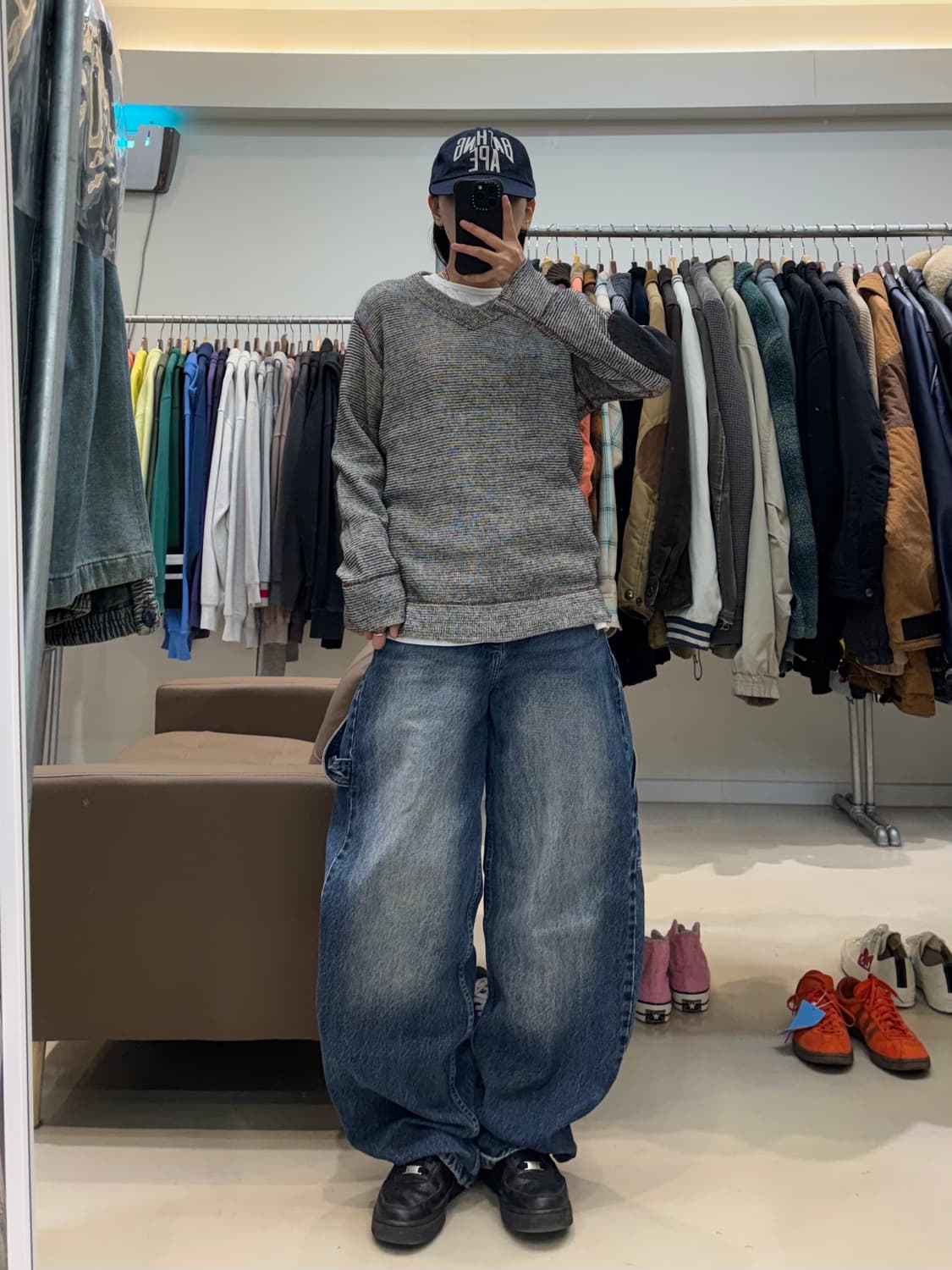 꼼데가르송 준야와타나베 맨 엘보우 패치 니트 상품이미지8