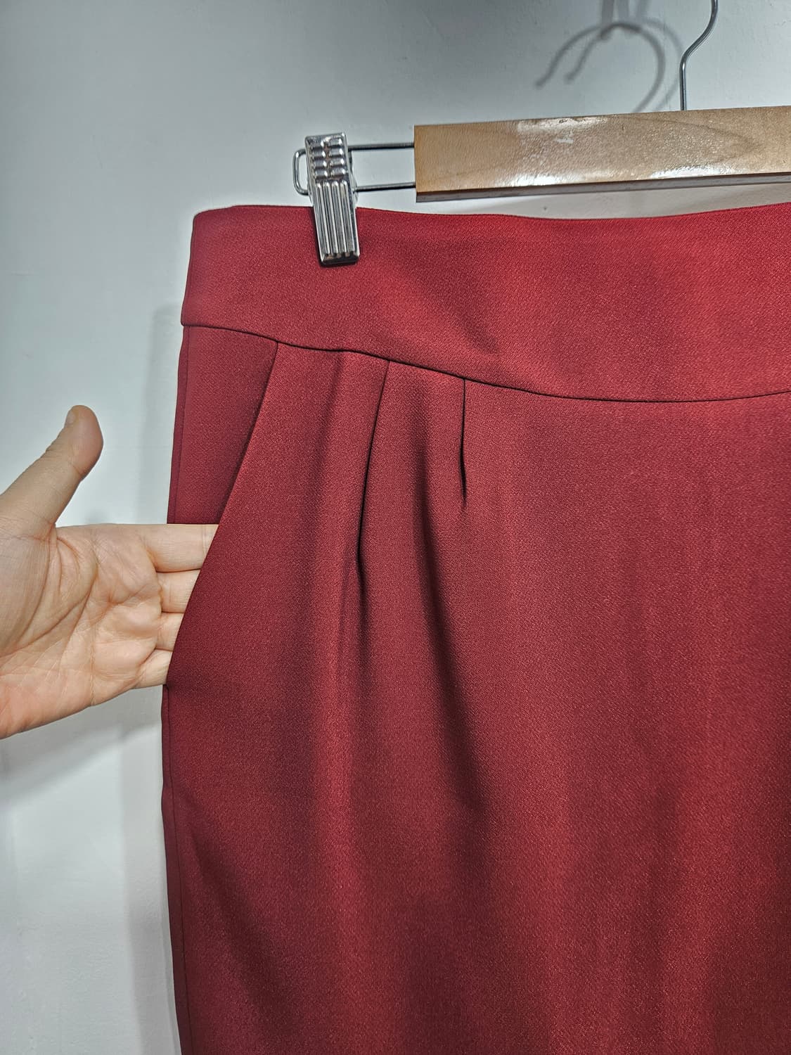 버건디 미니 치마 88 [새상품] 상품이미지3