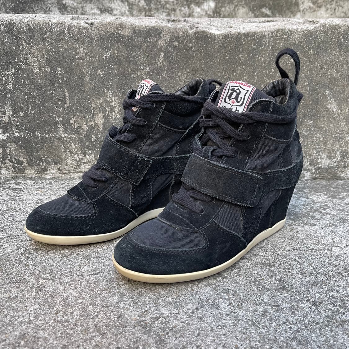 [37] ASH 스웨이드 웨지힐 스니커즈 (240) 상품이미지1