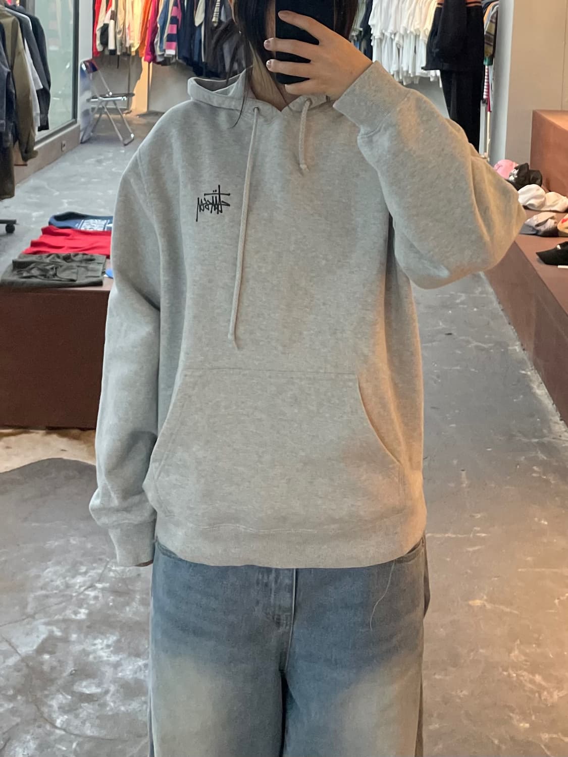 스투시 베이직로고 후드티 H2373 상품이미지1