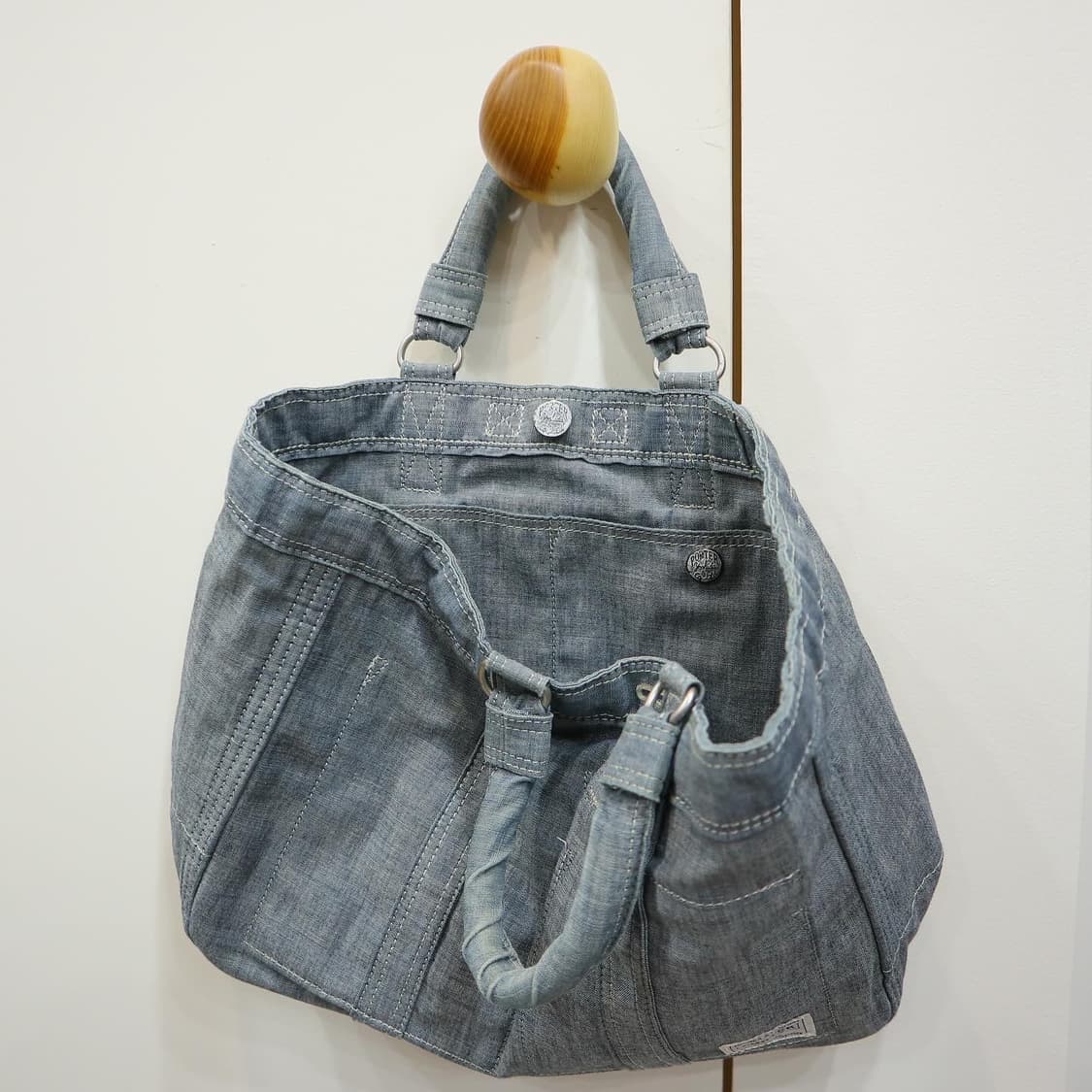 요시다포터 70주년 기념 인디고 토트백 상품이미지8