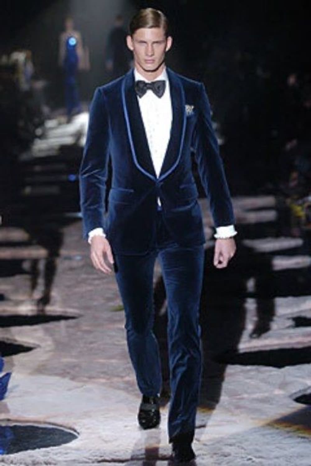 04FW Runway Velvet Tuxedo Trousers 상품이미지2