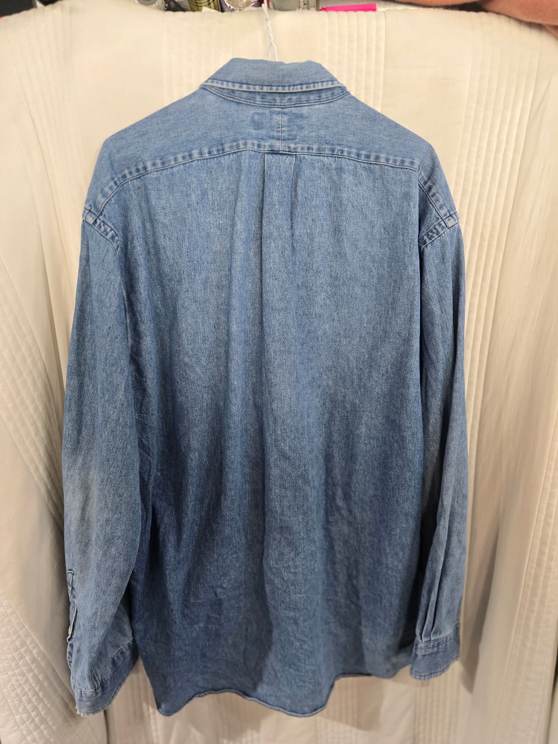 폴로 랄프로렌 오버핏 빈티지 청남방  상품이미지4