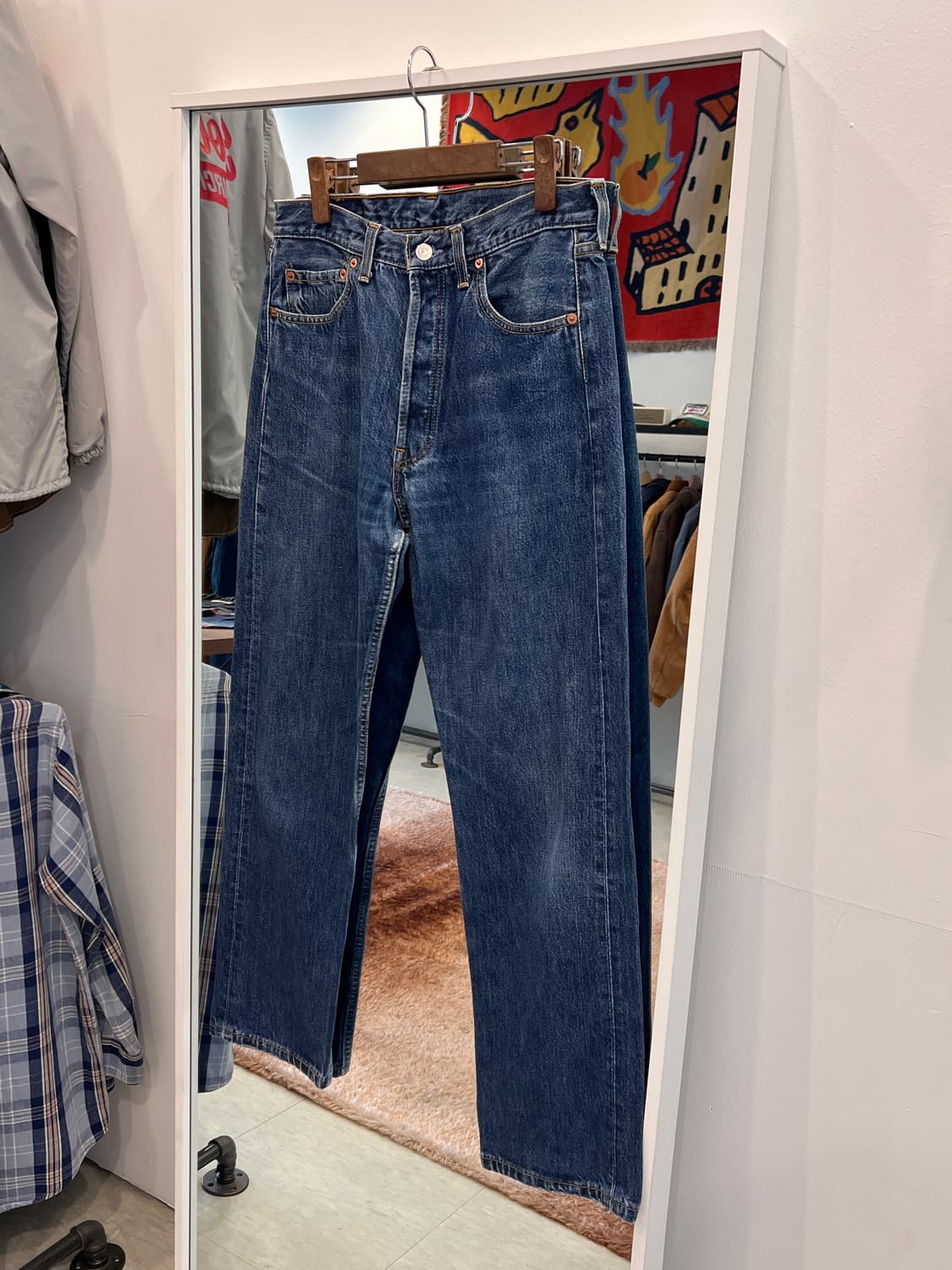 90s Levis 리바이스 501 데님 팬츠 (made in UK) 상품이미지1