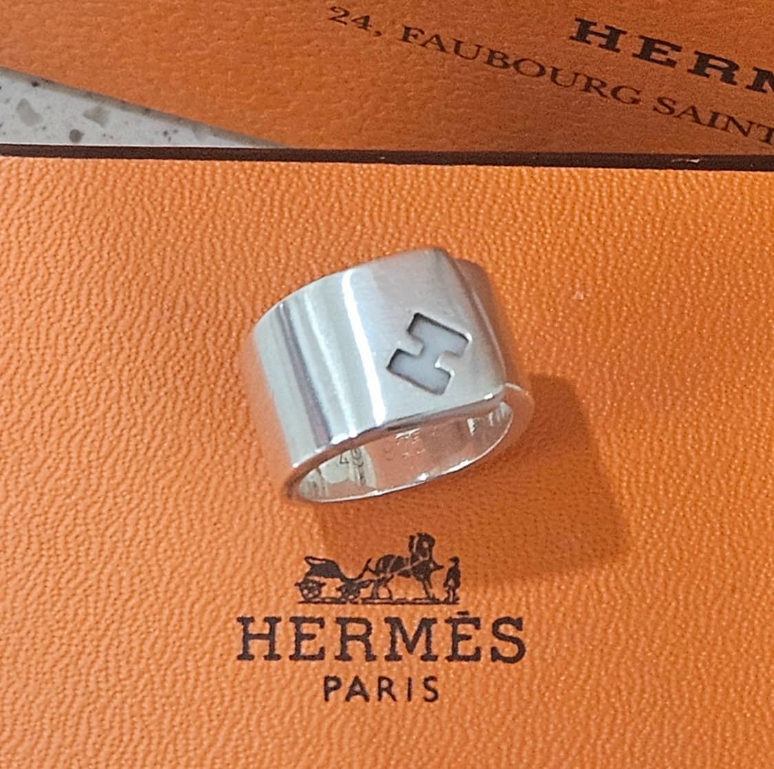 에르메스 캔디 링 실버925 반지 (49호/실측 약 8호) [정품] 상품이미지1
