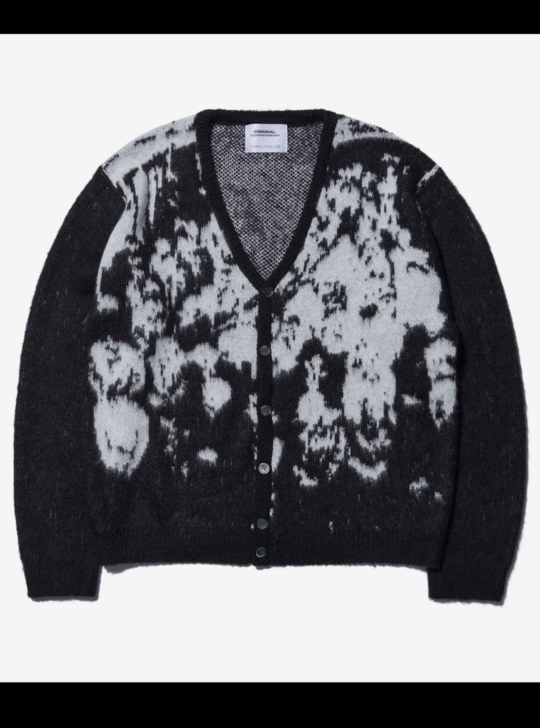 PPS HAIRY CARDIGAN - BLACK 상품이미지1