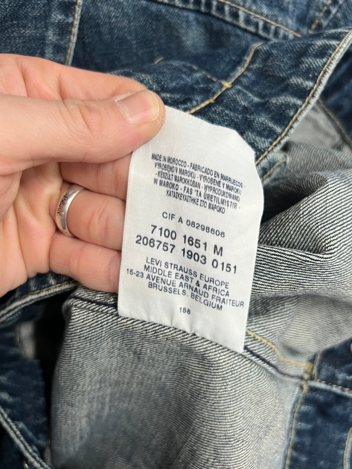 Levis 리바이스 엔지니어드 데님 트러커 자켓 상품이미지8