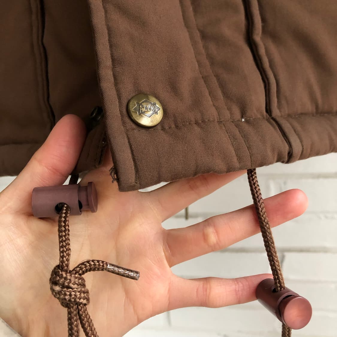 ALLIX OUTFITTERS 브라운 패딩 자켓 상품이미지2