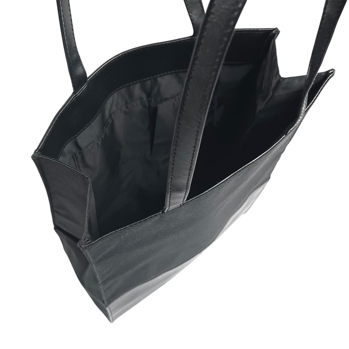 leather panel nylon tote bag 상품이미지8