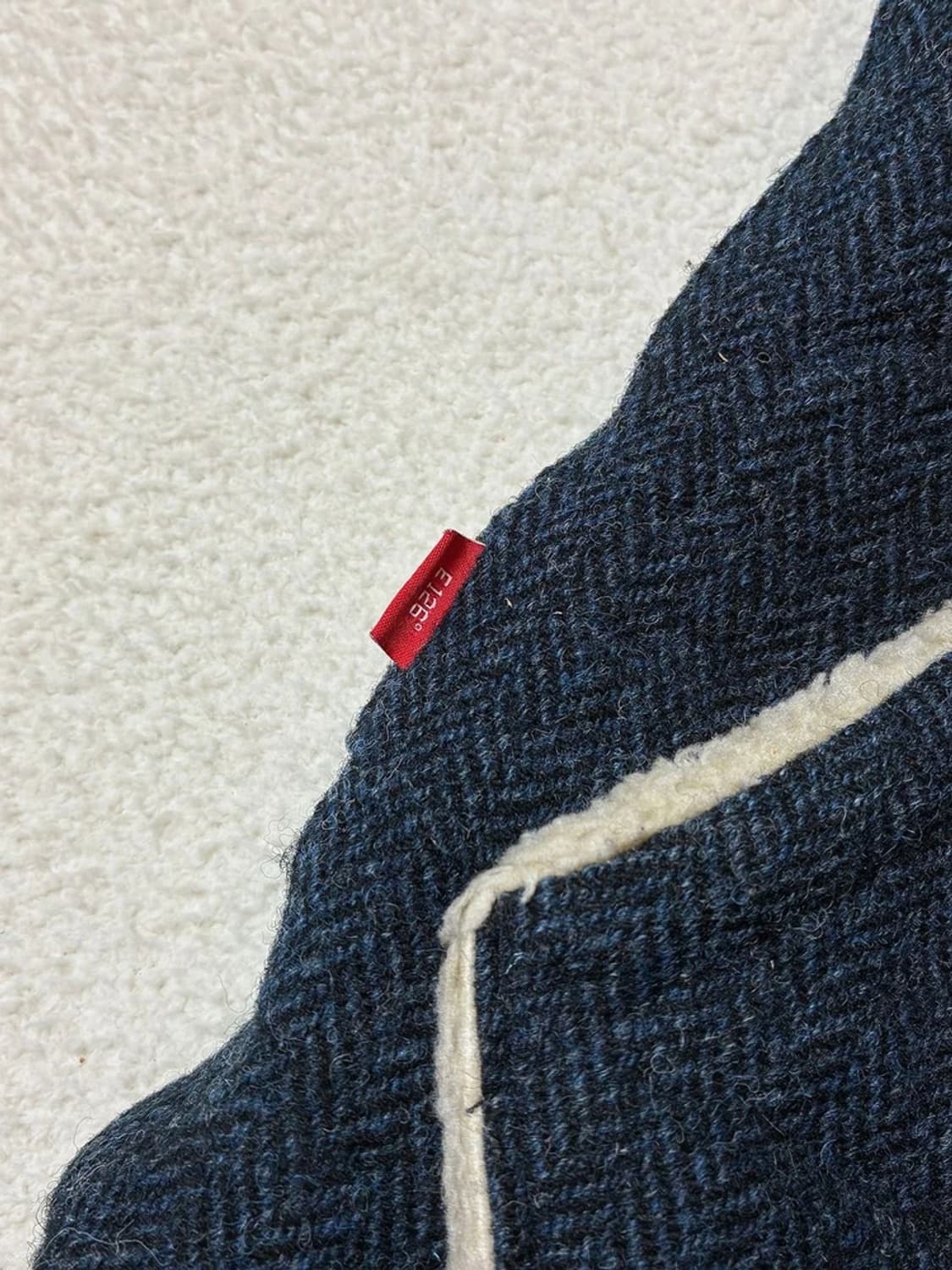 커버낫 x 해리스트위드 14FW 퓨어울 헤링본 베스트 PN6782    상품이미지5