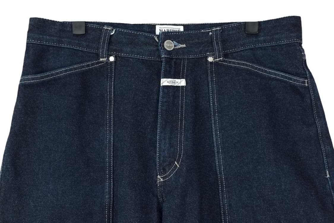 [마리떼 프랑소와저버] 아웃포켓 데님 하프 팬츠 반바지 M15333 상품이미지4