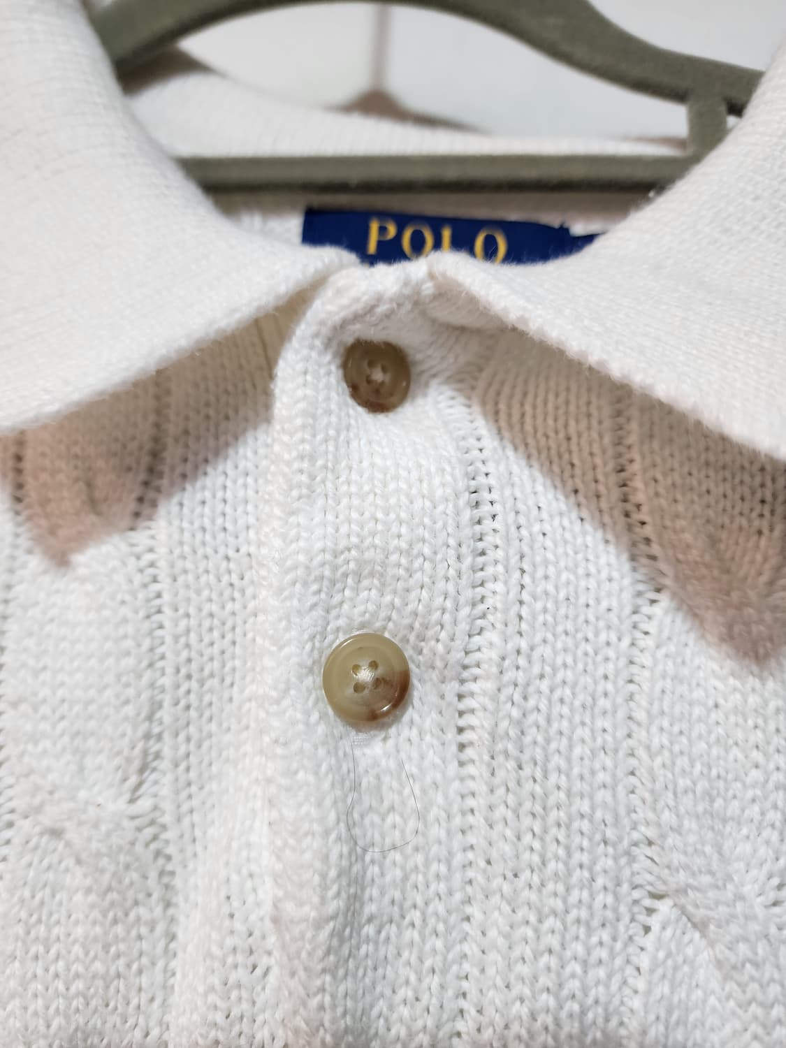 폴로 랄프로렌 케이블 니트 반팔 M 상품이미지4