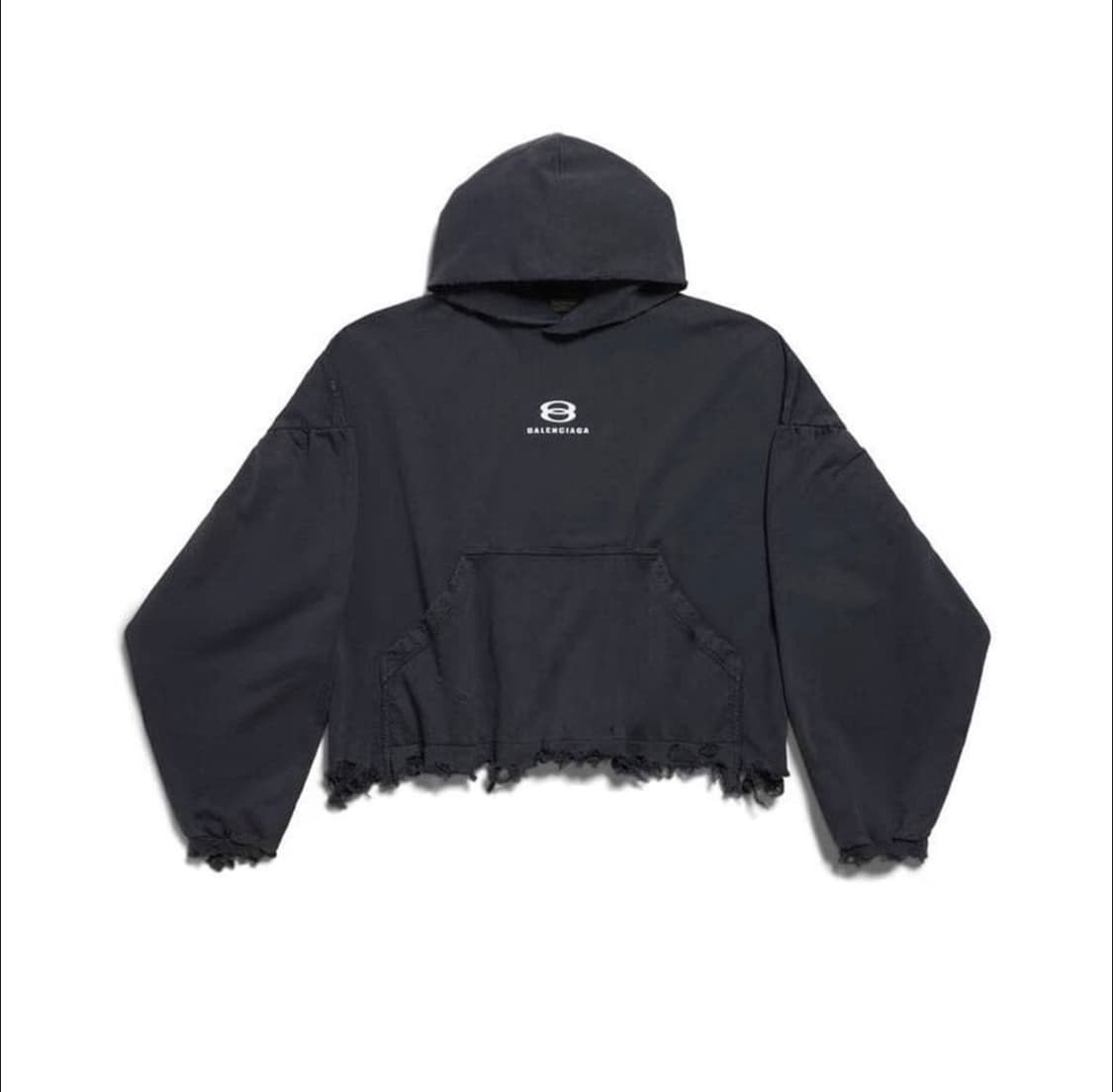 발렌시아가 유니티 크롭 후드티 2사이즈 급처 상품이미지1