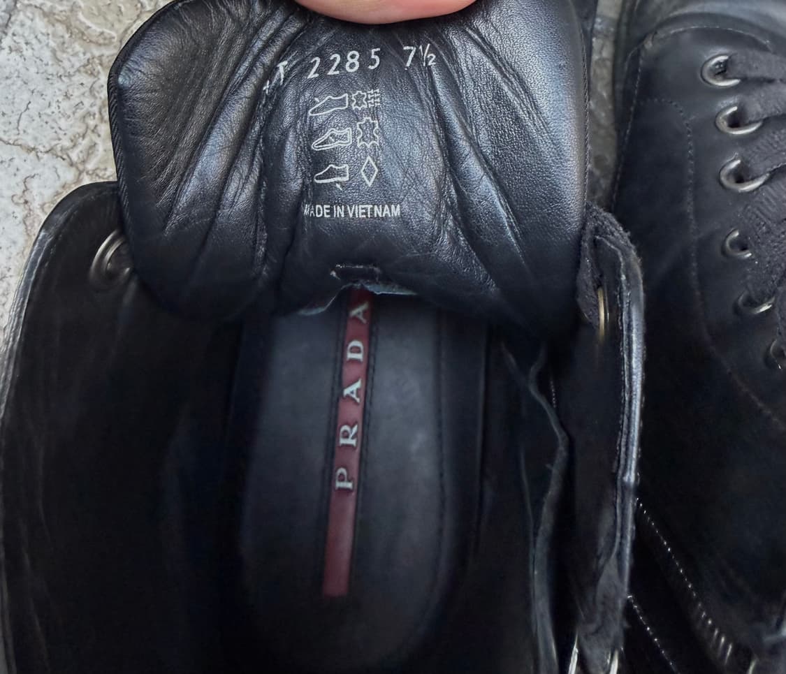 프라다 스포츠 레더 앵클부츠 상품이미지7