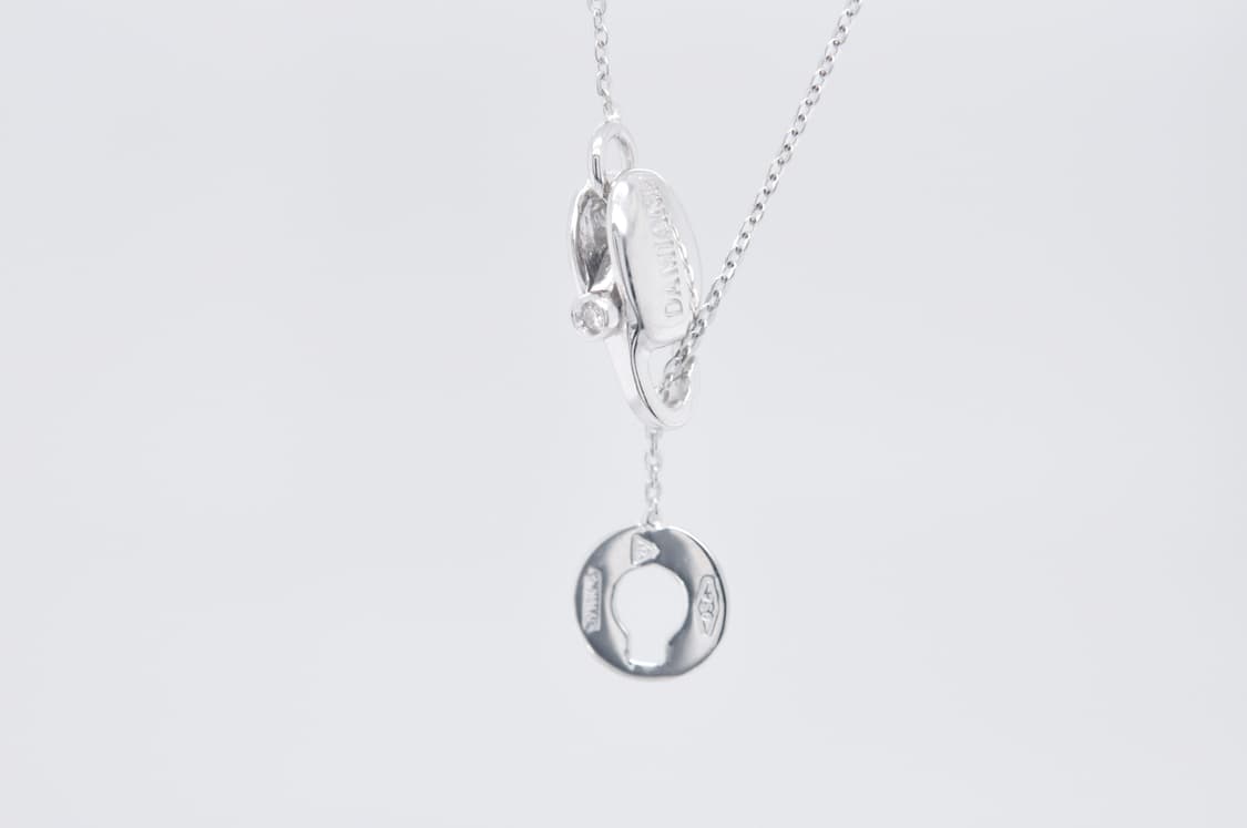 다미아니 서클 D로고 천연 다이아몬드 1P 18K 골드 펜던트 목걸이 상품이미지7