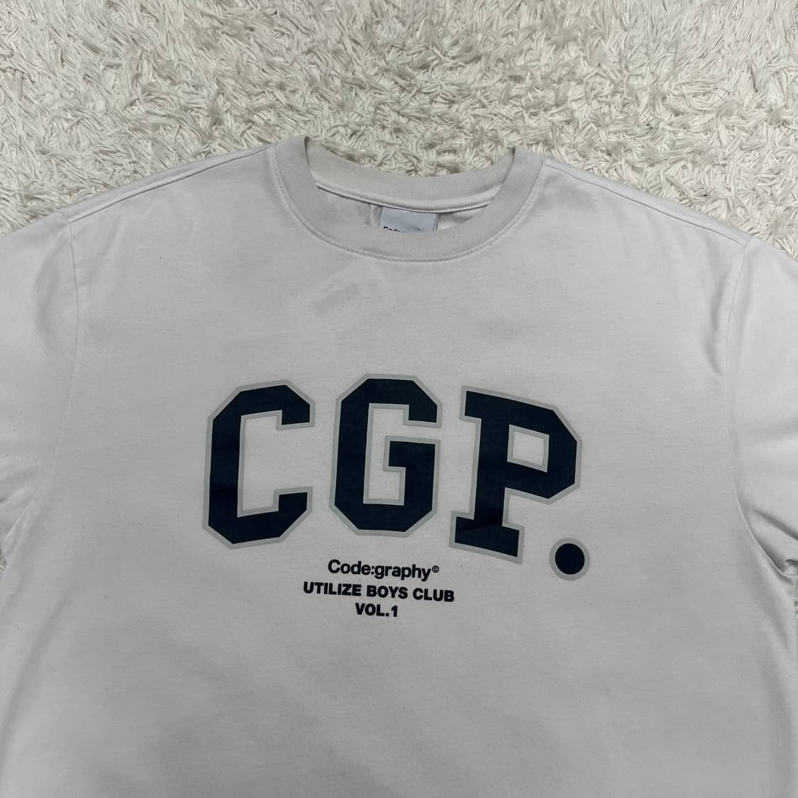 Code Graphy white t-shirt 상품이미지5