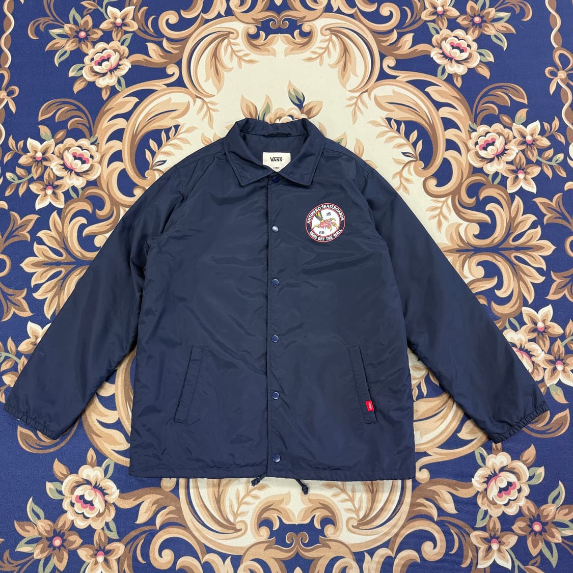 (L)반스 x 안티히어로 코치 자켓(네이비) 상품이미지1