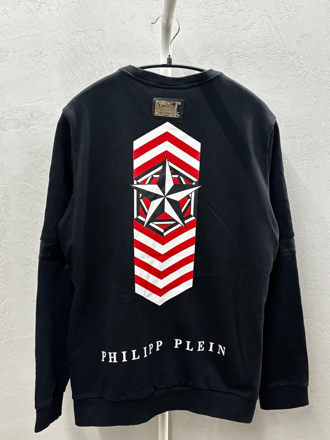 Philipp plein 슈퍼맨 블랙 맨투맨 티셔츠 M 상품이미지7
