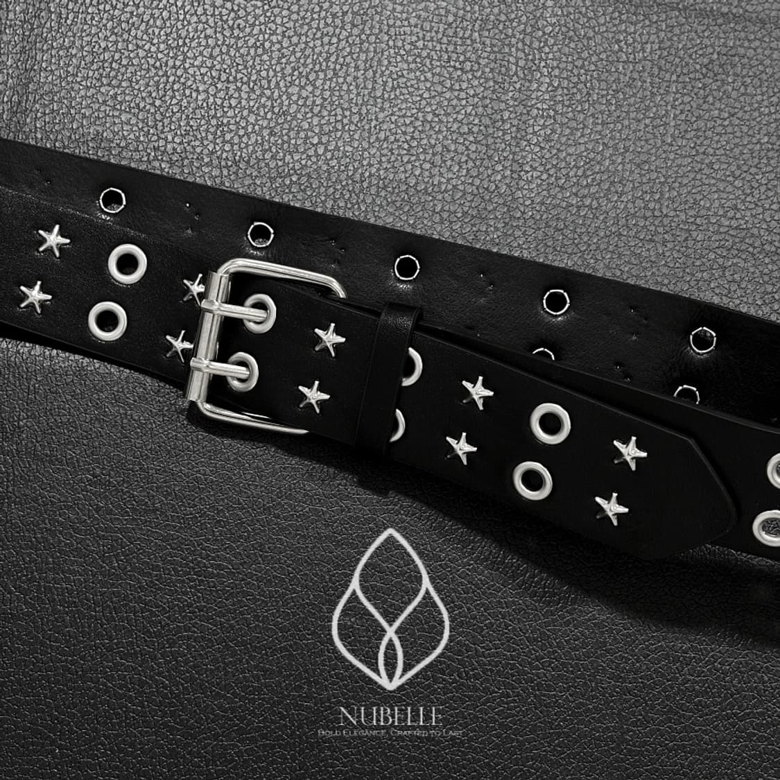 🌗 Star eyelet belt / 스타 아일렛 웨스턴 벨트 상품이미지2