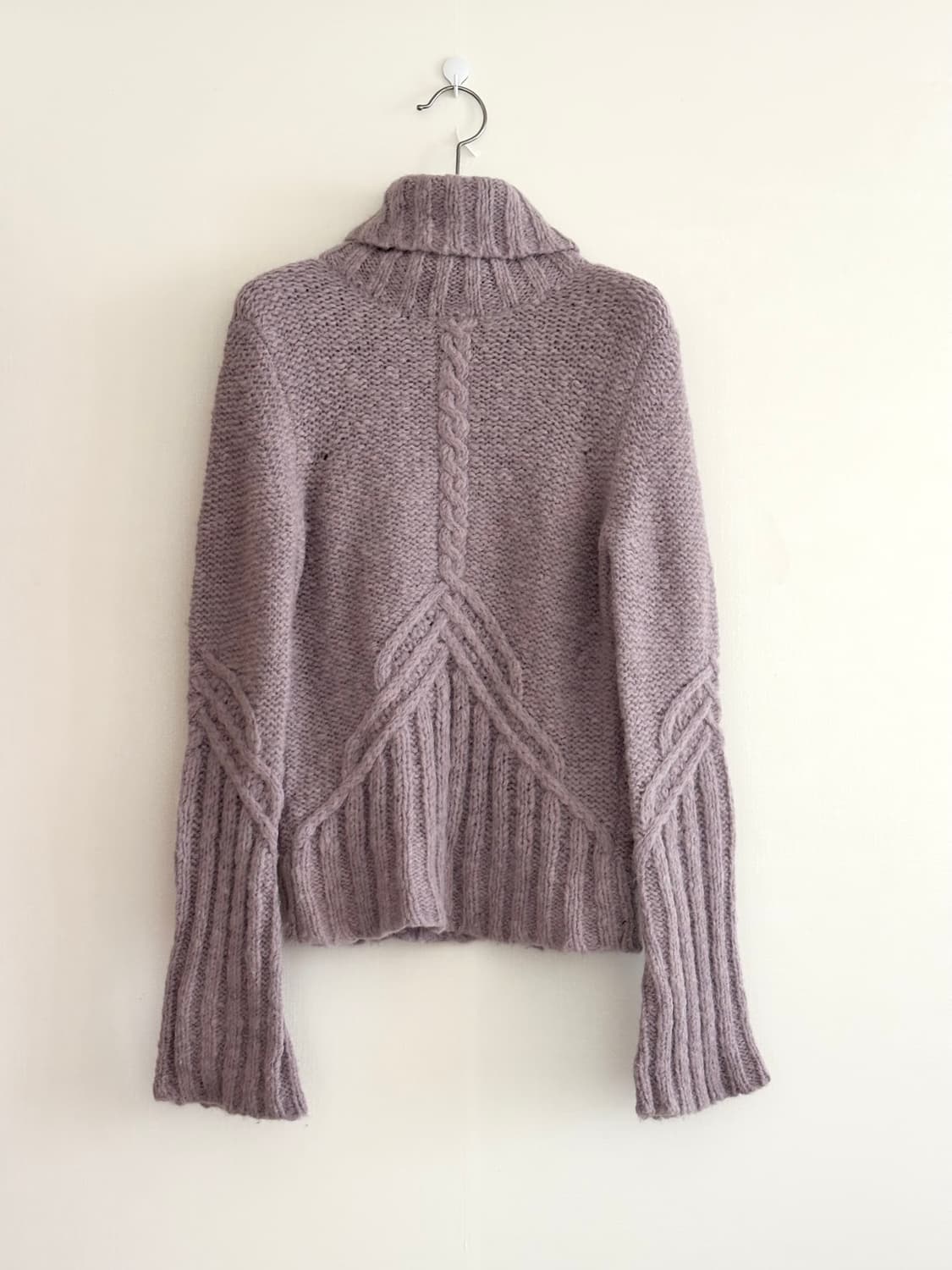 캘빈클라인 울 라벤더 스웨터 상품이미지1