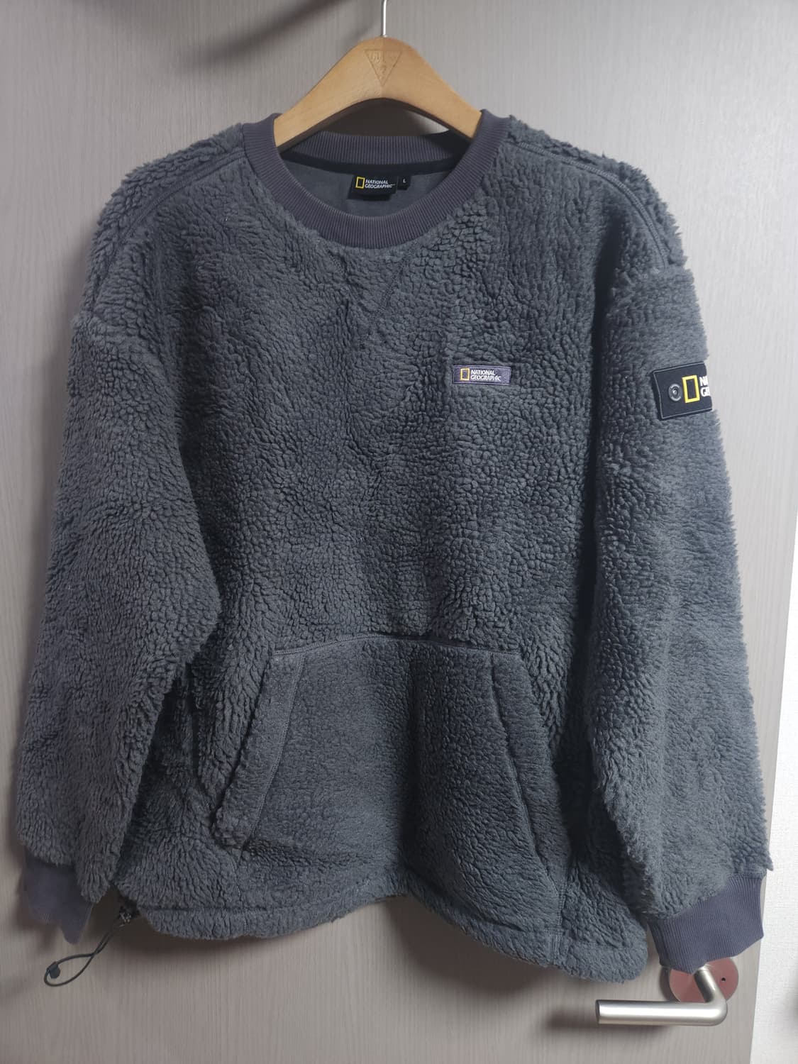 내셔널지오그래픽 플리스 맨투맨, L 상품이미지1