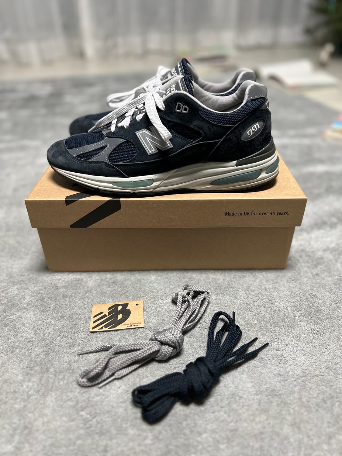 뉴발란스 991v2 네이비 280 상품이미지4