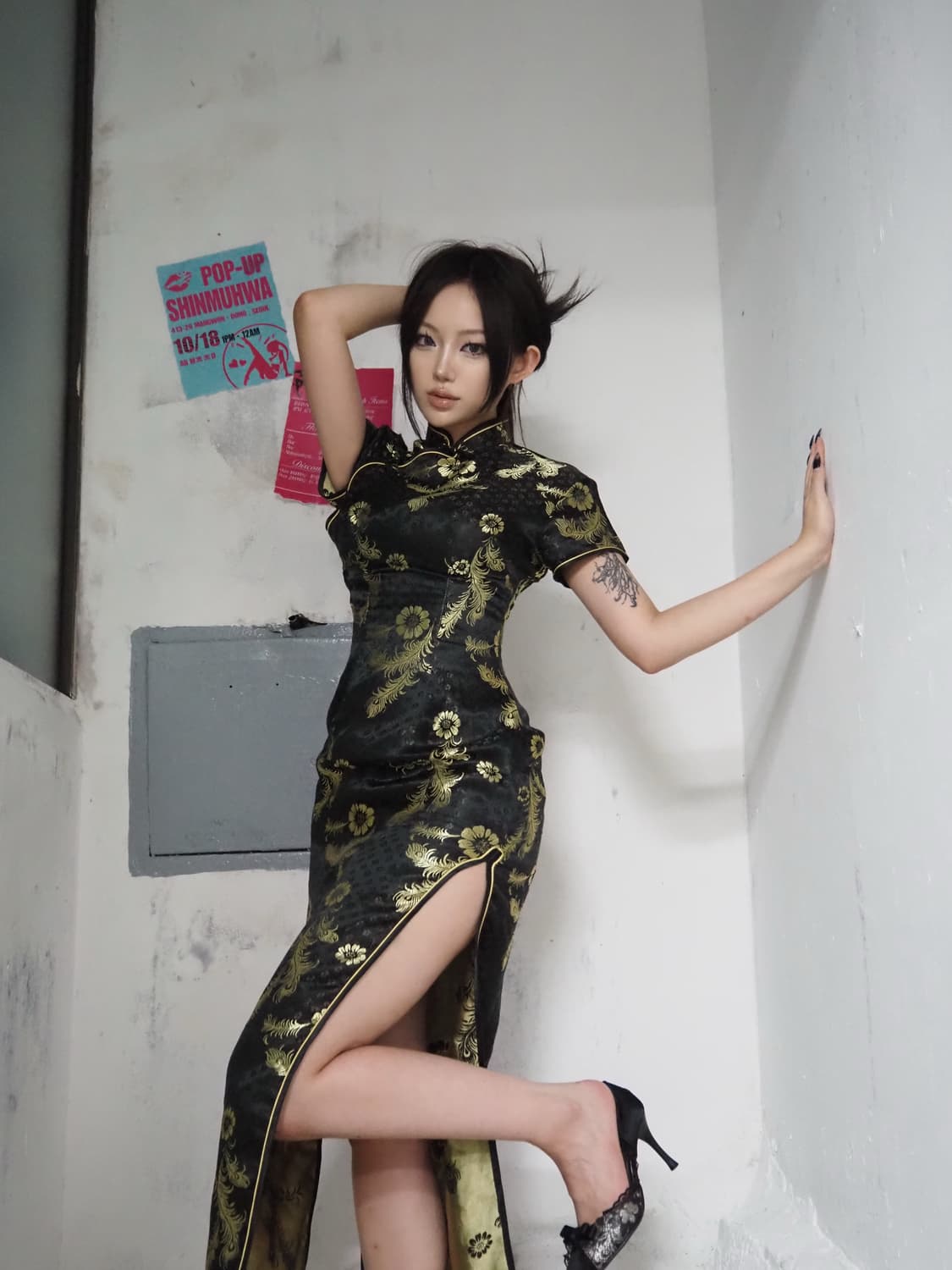 Bodyline  고딕 치파오 롱드레스  상품이미지1