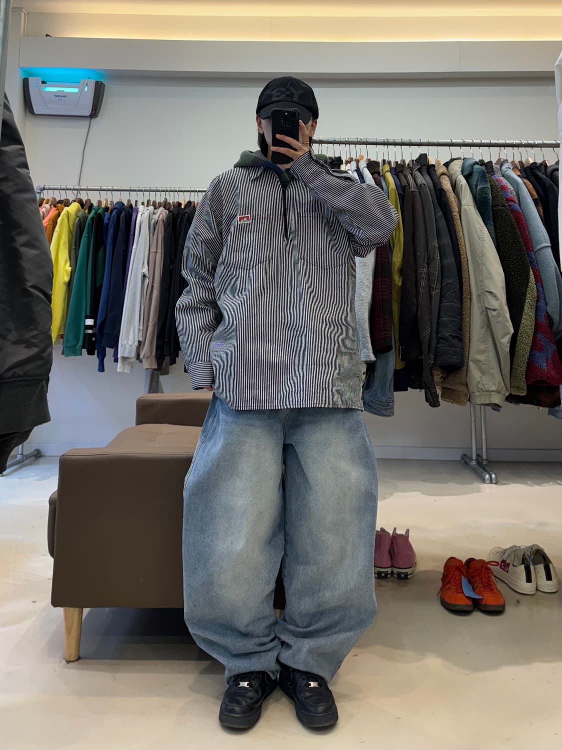 미제 벤데이비스 히코리 반집업 상품이미지6