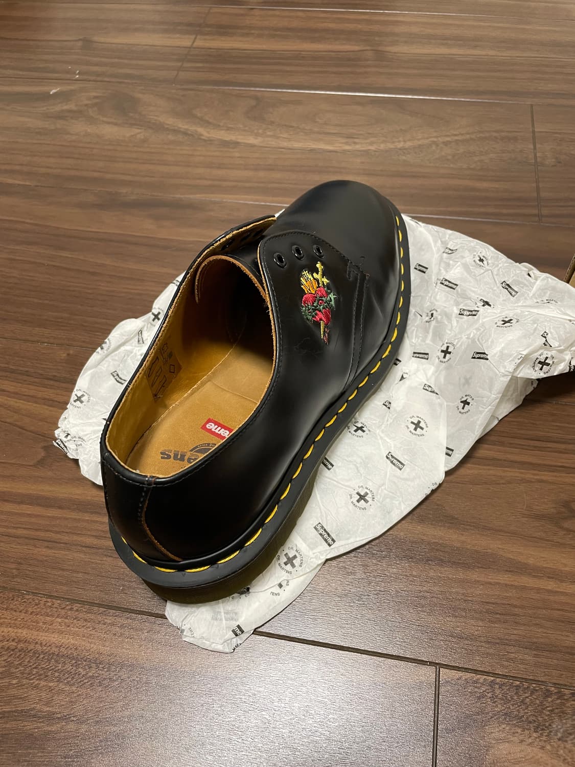 닥터마틴 x 슈프림 1461 빈티지 블랙 상품이미지3