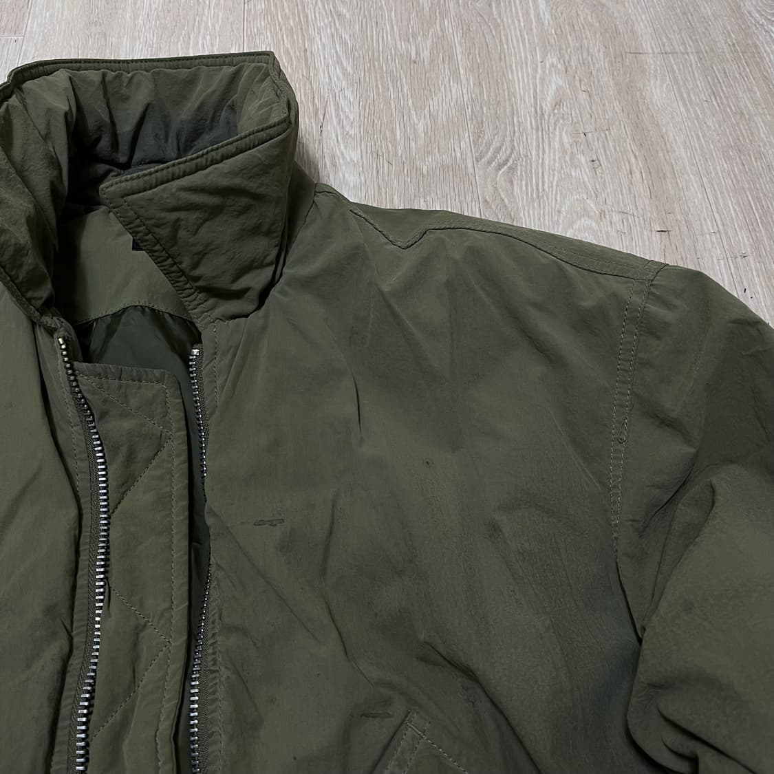 Lee MA-1 봄버 카라 항공점퍼 M/95 상품이미지4