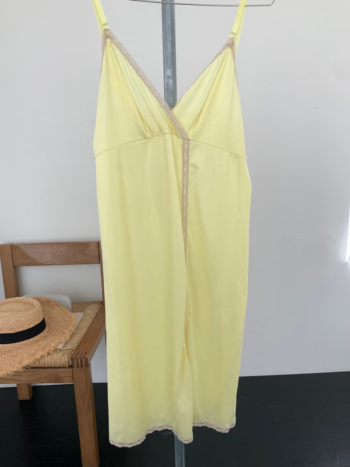 Lemon yellow slip dress 상품이미지3
