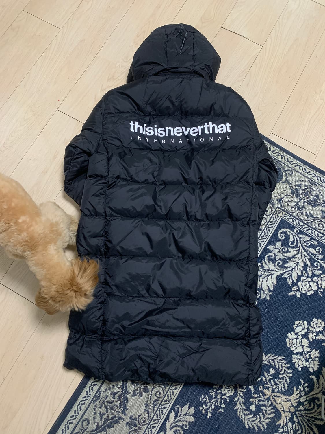 디스이즈네버댓 롱패딩 블랙 S 상품이미지3