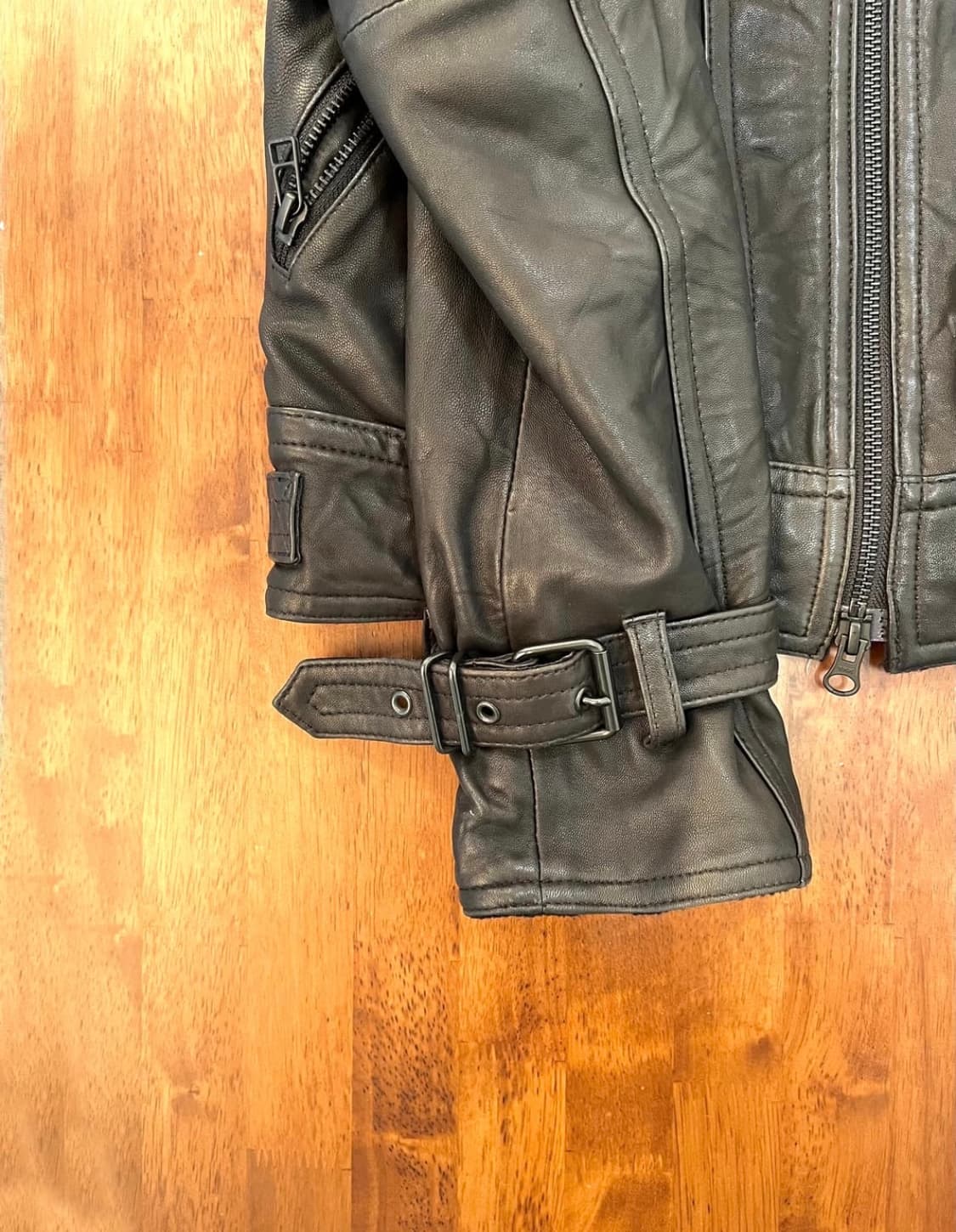 5351 Pour Les Hommes 램스킨 싱글 라이더 재 킷 상품이미지4