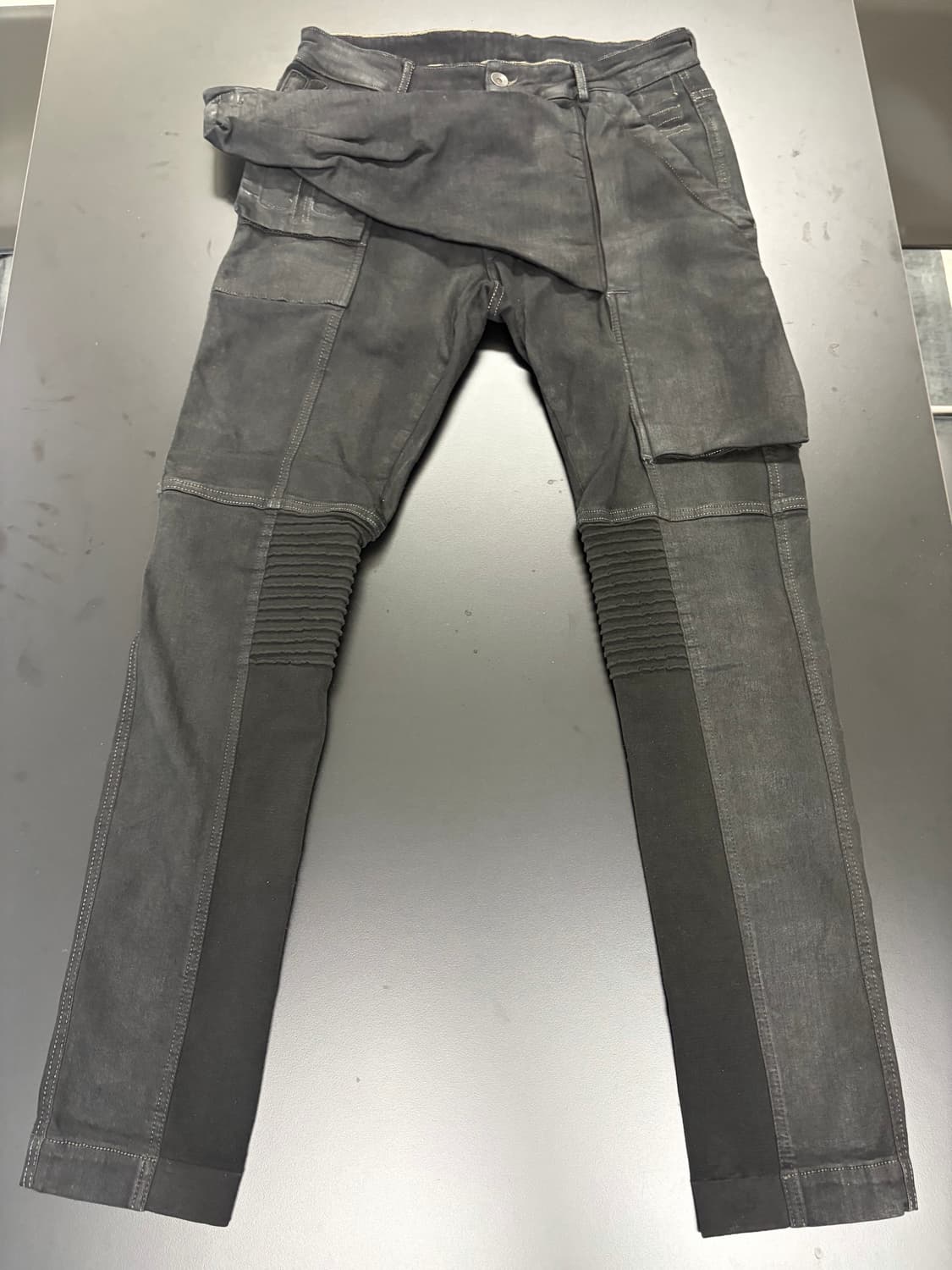 [31] [새상품] 릭오웬스 16fw 멤피스진 왁스 코팅 헤비웨이트 상품이미지1