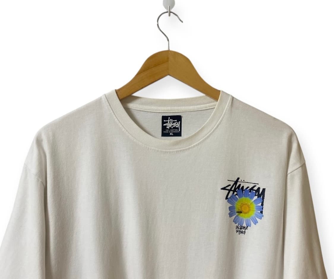  Stussy 플라워 라운드티 XL   상품이미지4