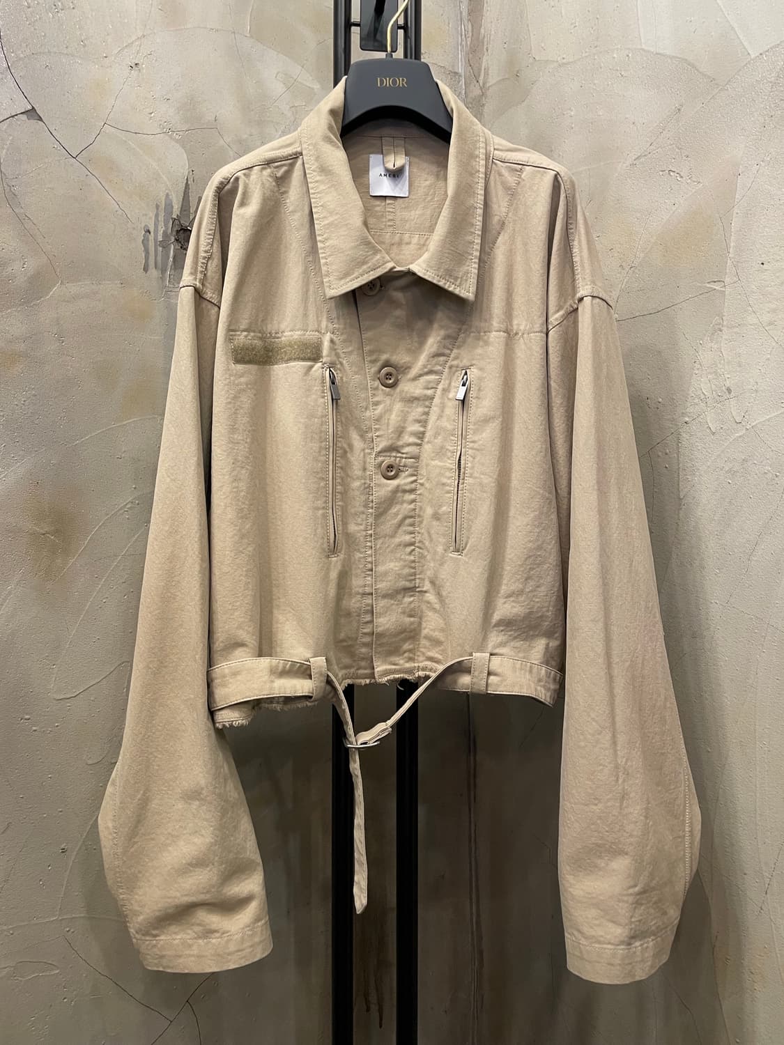 AMERI 아메리 그래피티 트렌치 숏 오버사이즈드 자켓 점퍼 66 상품이미지7