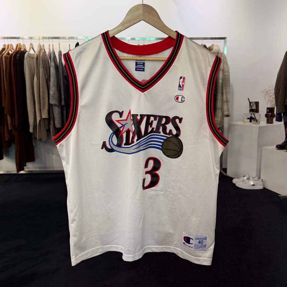 [M] 챔피온 필러델피아 앨런아이버슨 져지  상품이미지2