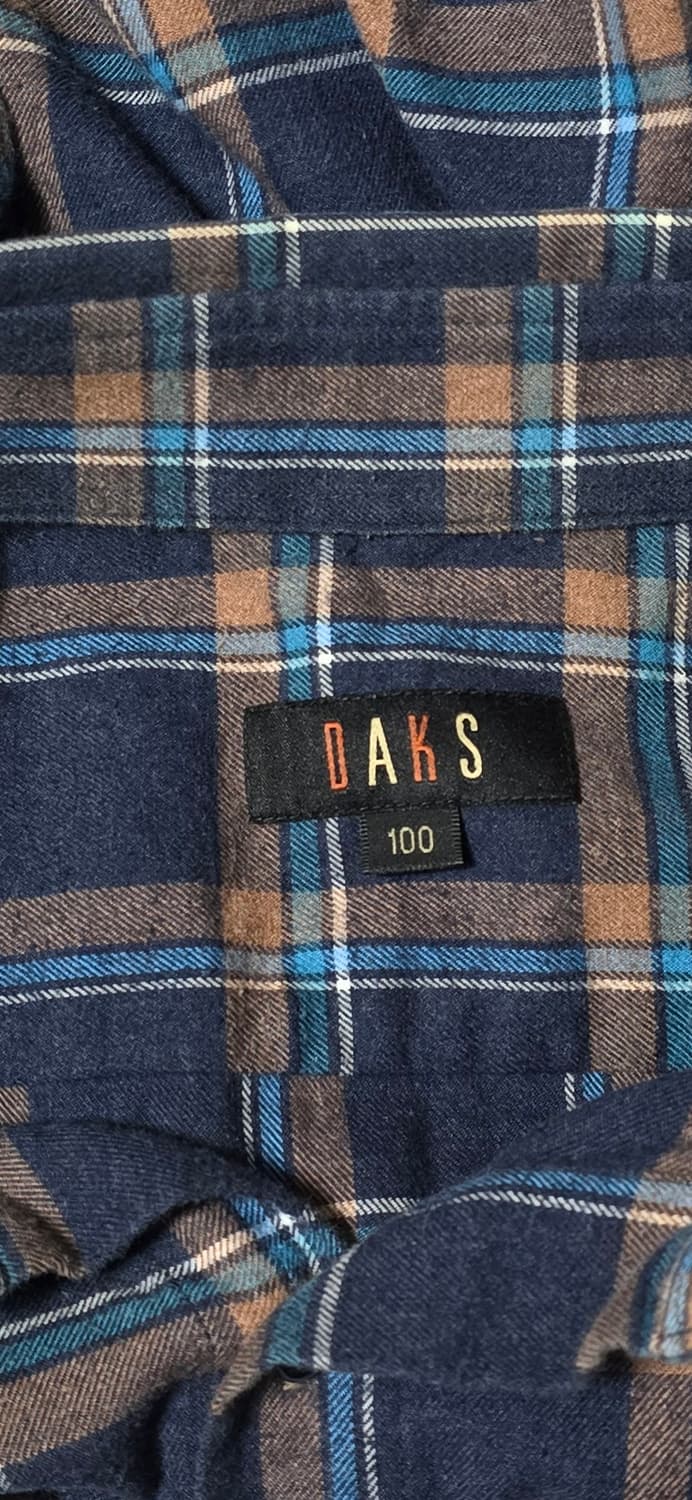 닥스 남성 체크 플란넬 셔츠 100 상품이미지4