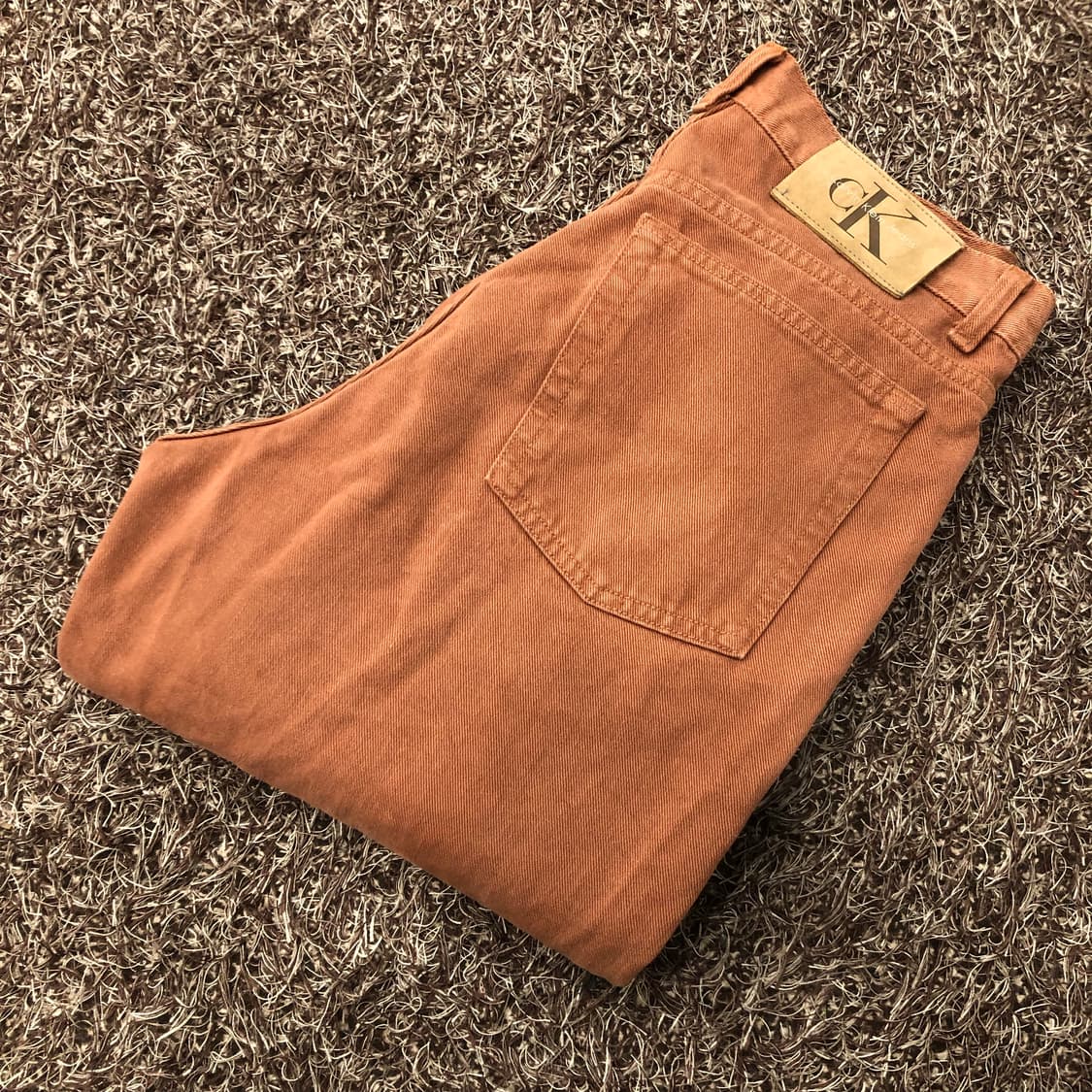 캘빈클라인 USA 브라운 데님 팬츠 상품이미지1