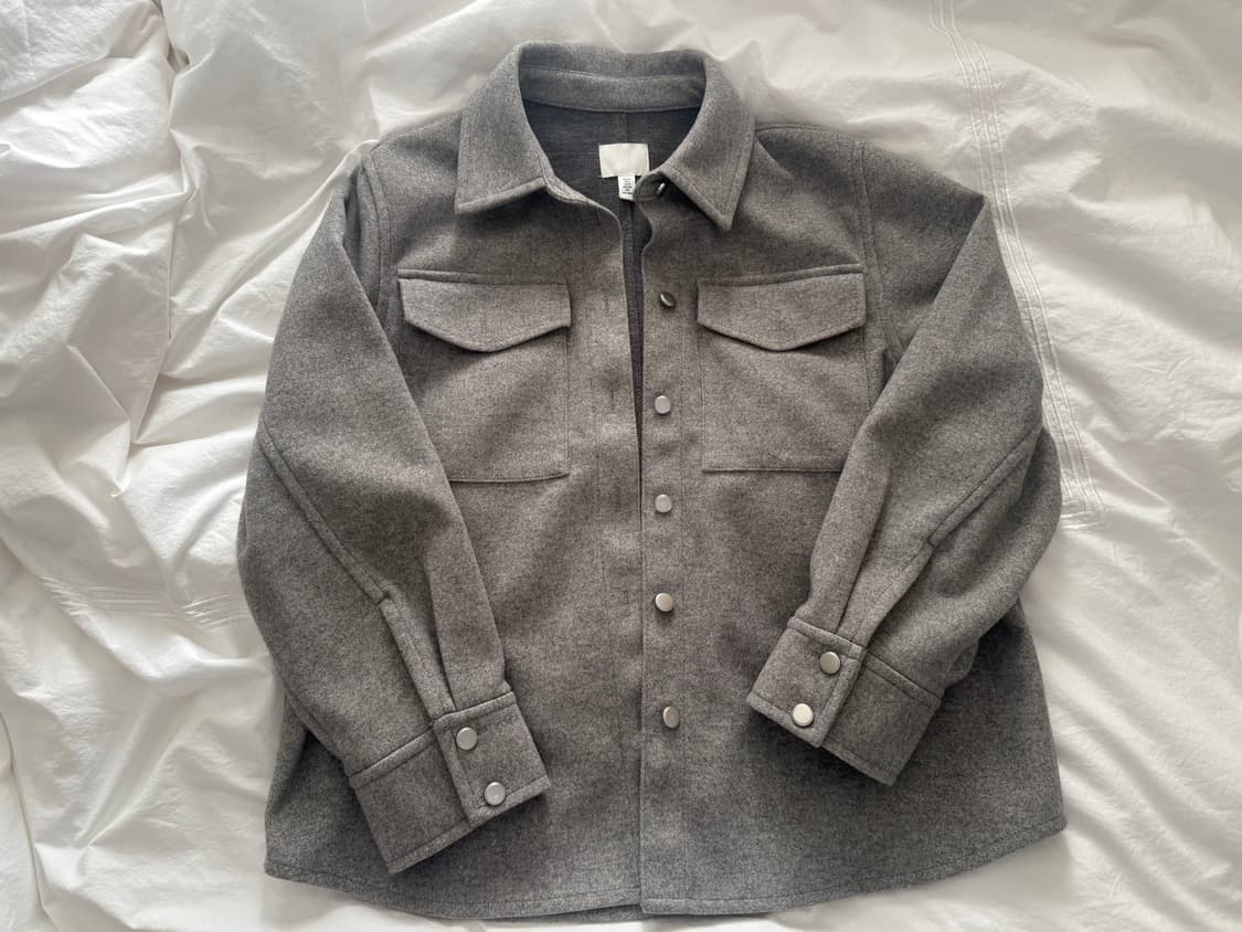 H&M 셔츠형 자켓 상품이미지1