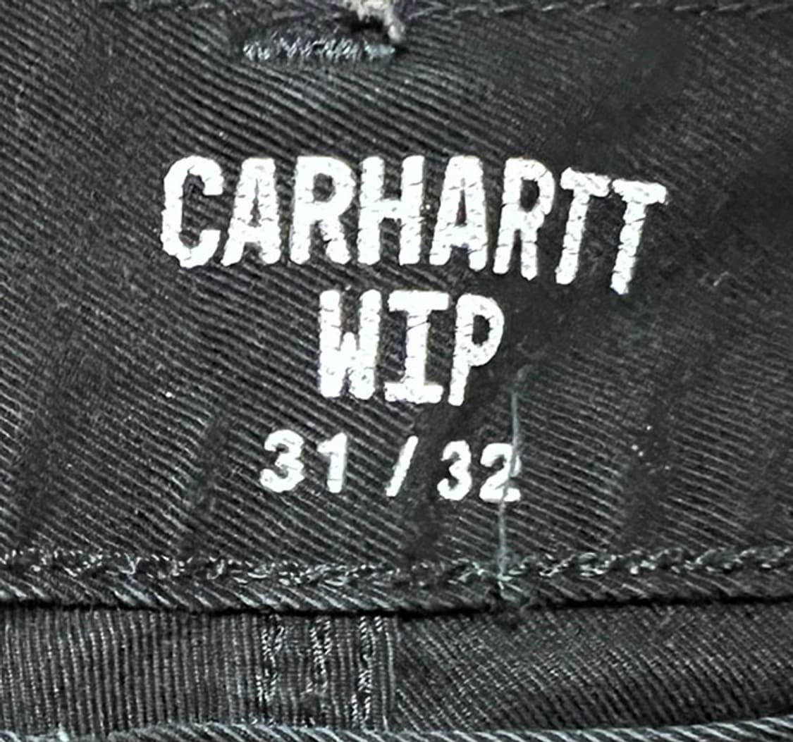 칼하트 WIP 럭 싱글니 남자 블랙팬츠 카펜터 여름 툴포켓 L 32  상품이미지4