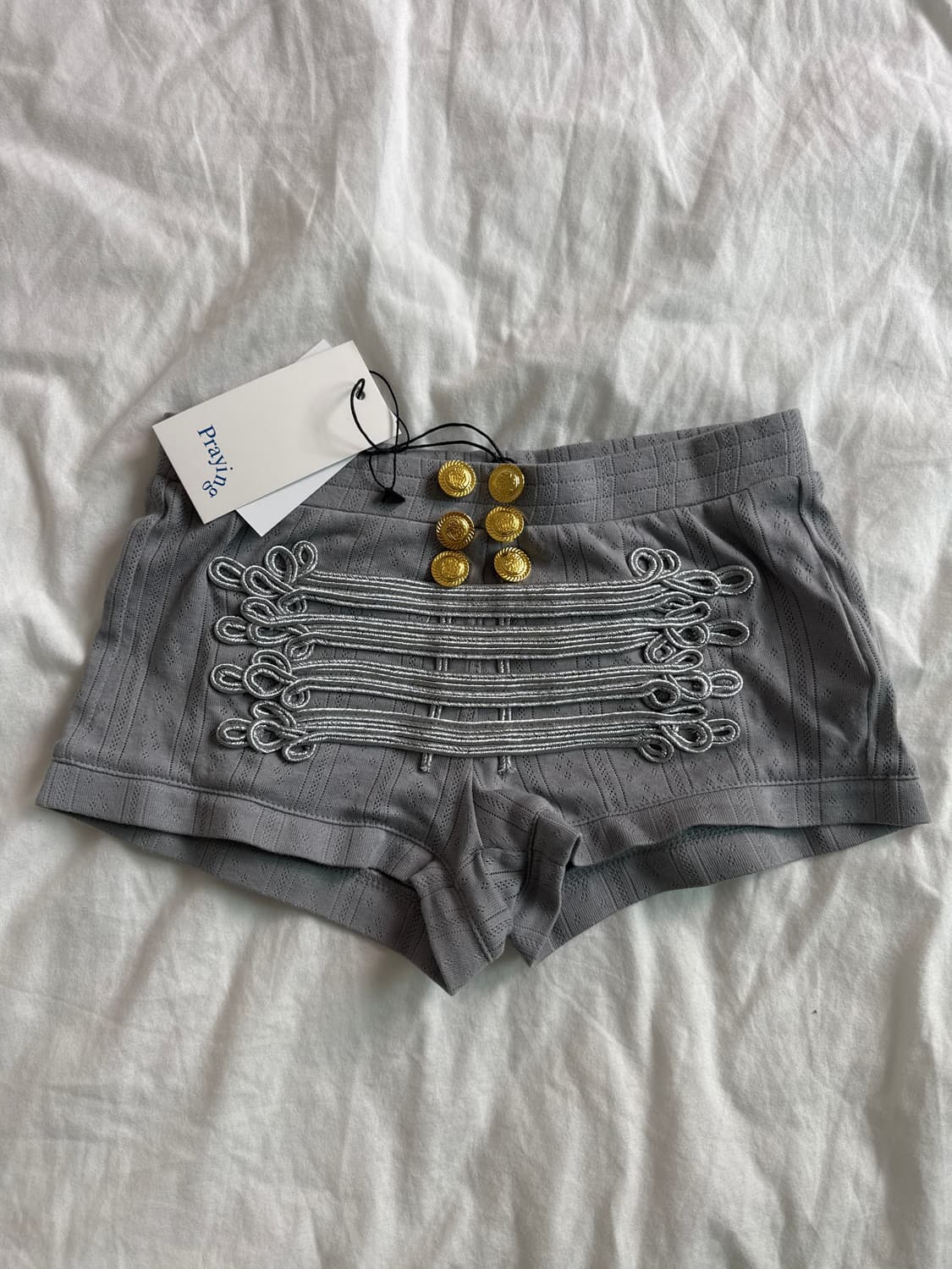 [XS] Praying SHORTS GREY 상품이미지3