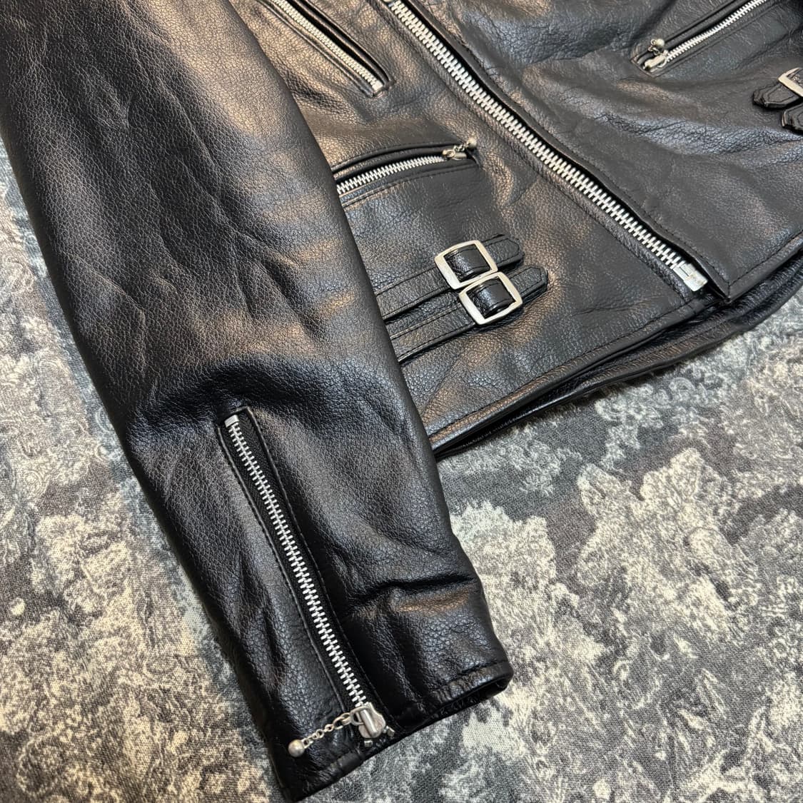 buffalo skin biker jacket 상품이미지5