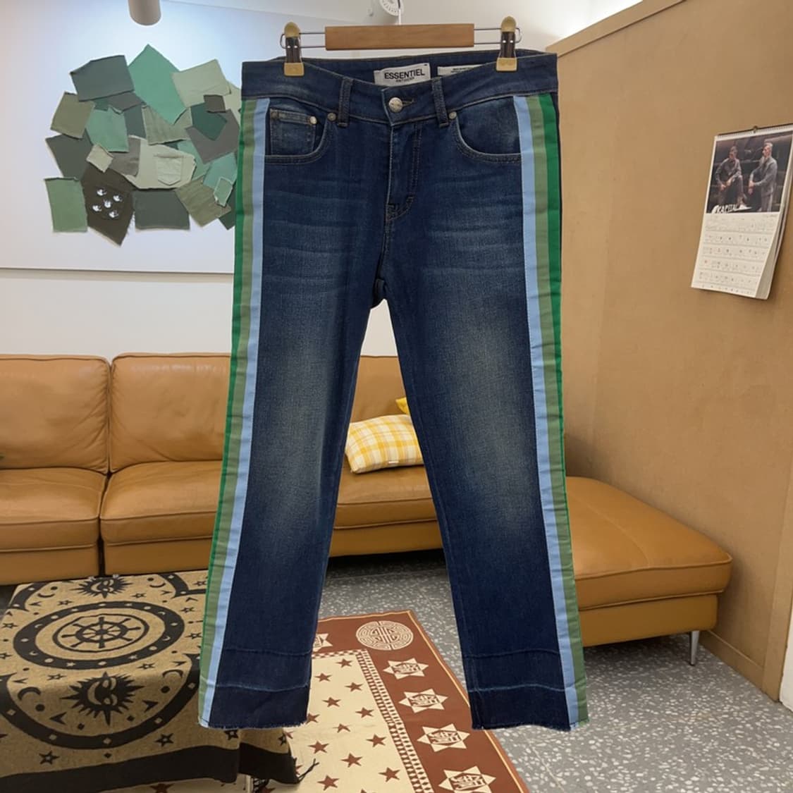 에센셜 앤트워프 레트로 사이드 라인 데님팬츠 25인치 C08632 상품이미지3