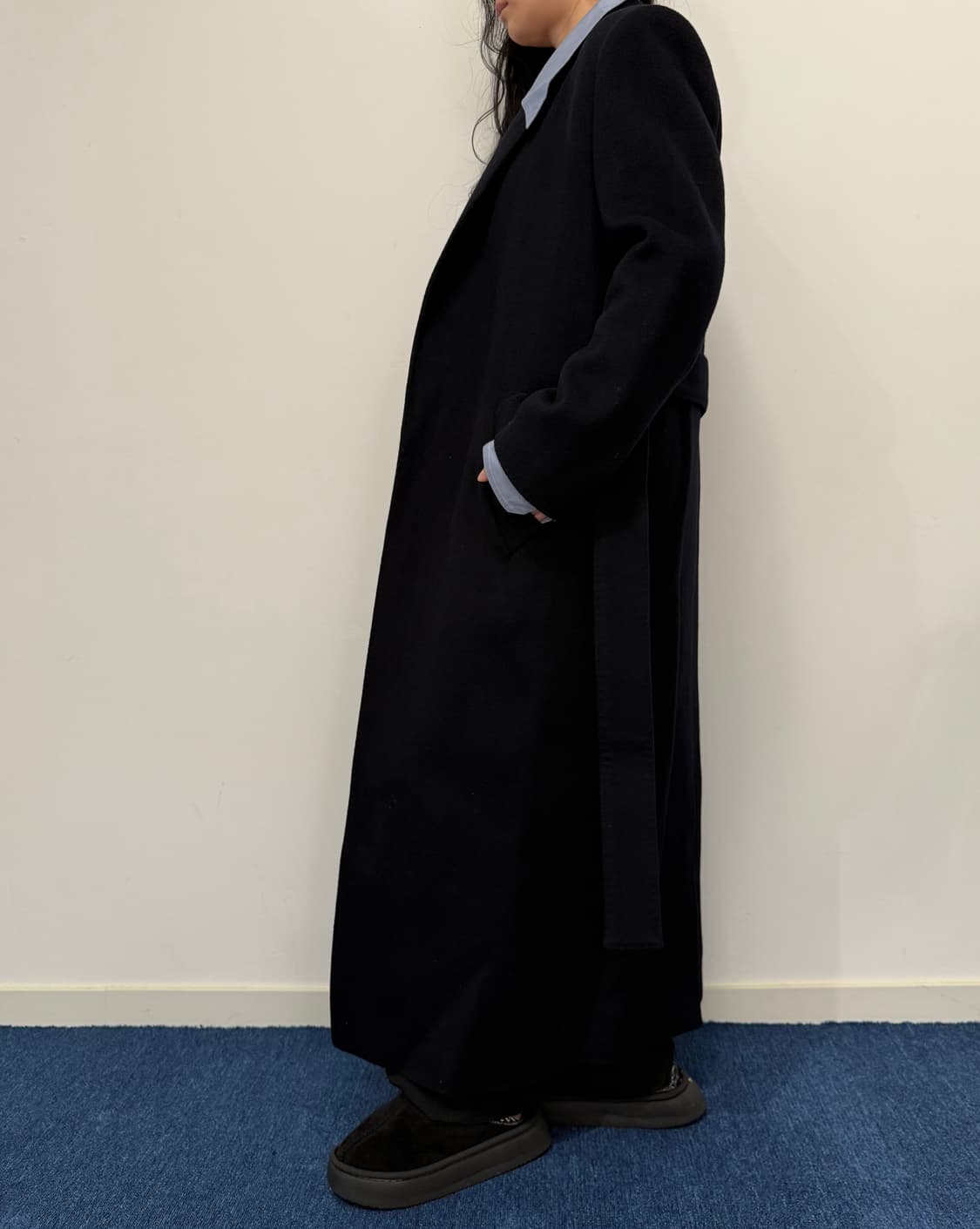 SADHER 더블 버튼 롱 코트 상품이미지2