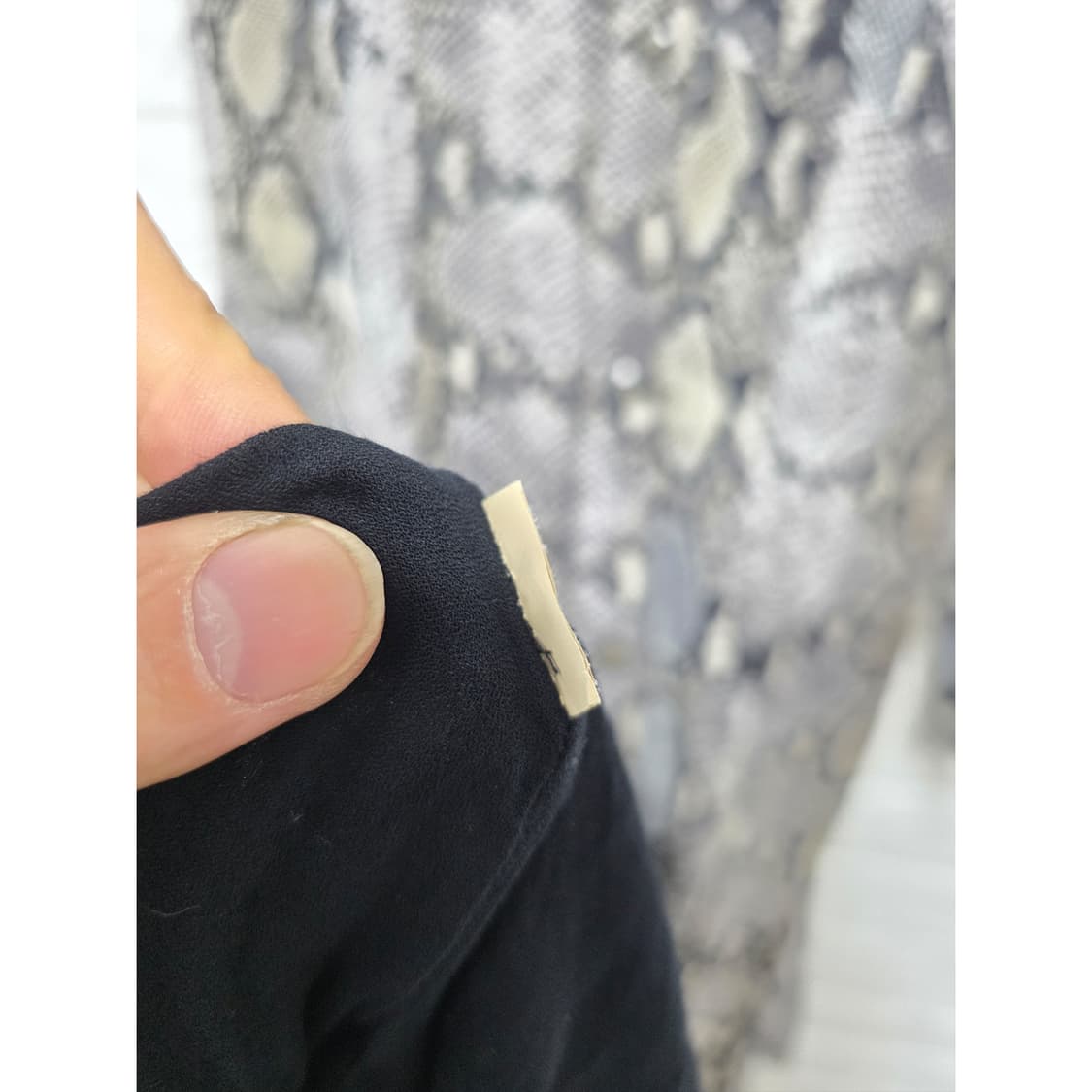 택포_ 마시모두띠 스네이크 패턴 롱 원피스 M ehf 상품이미지3